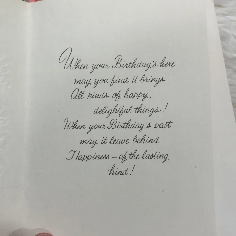 Vintage birthday cards